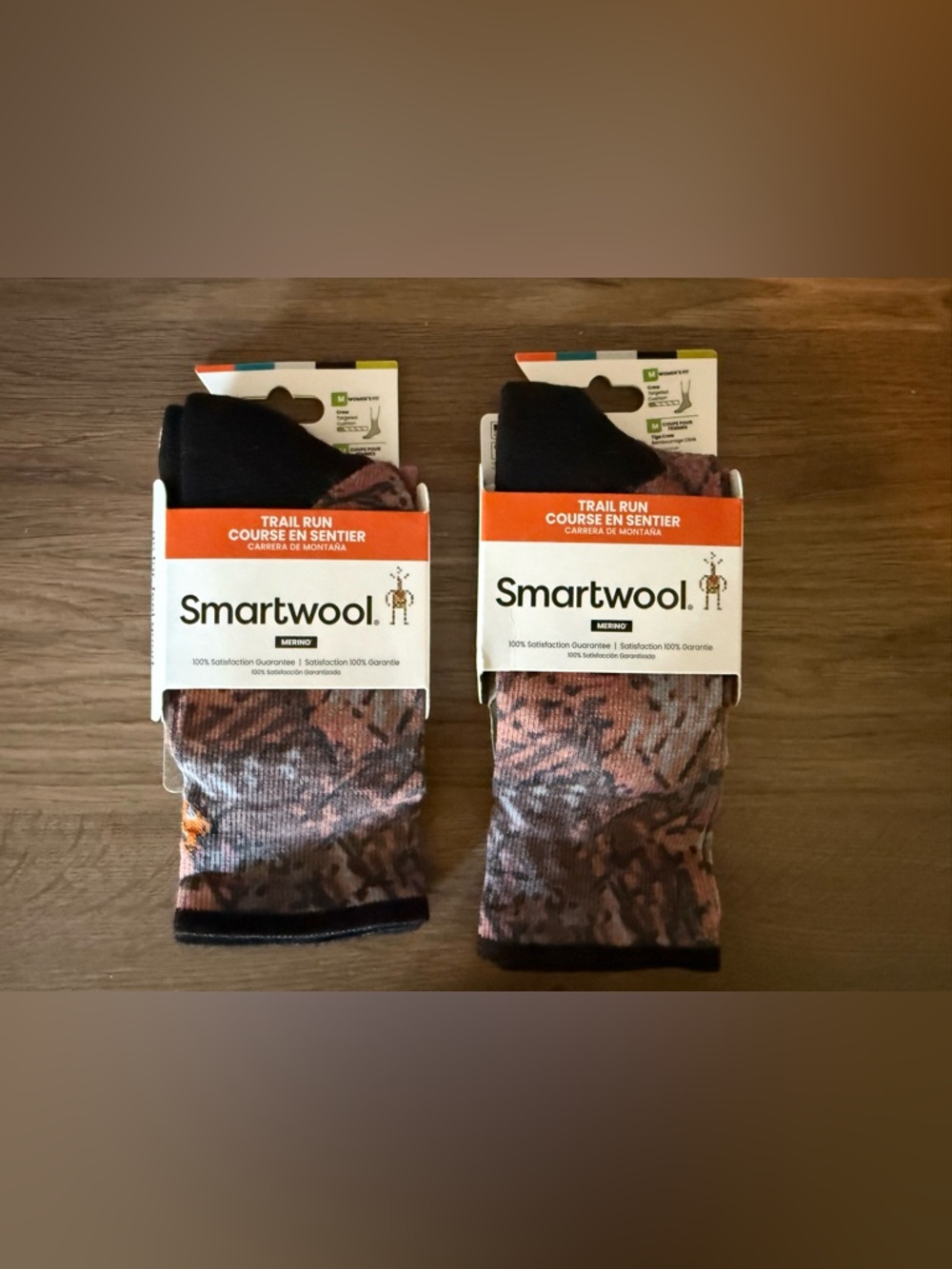 SmartWool Trail Run Crew socks • NWT • 2 Pairs • Women’s size medium - Picture 1 of 4